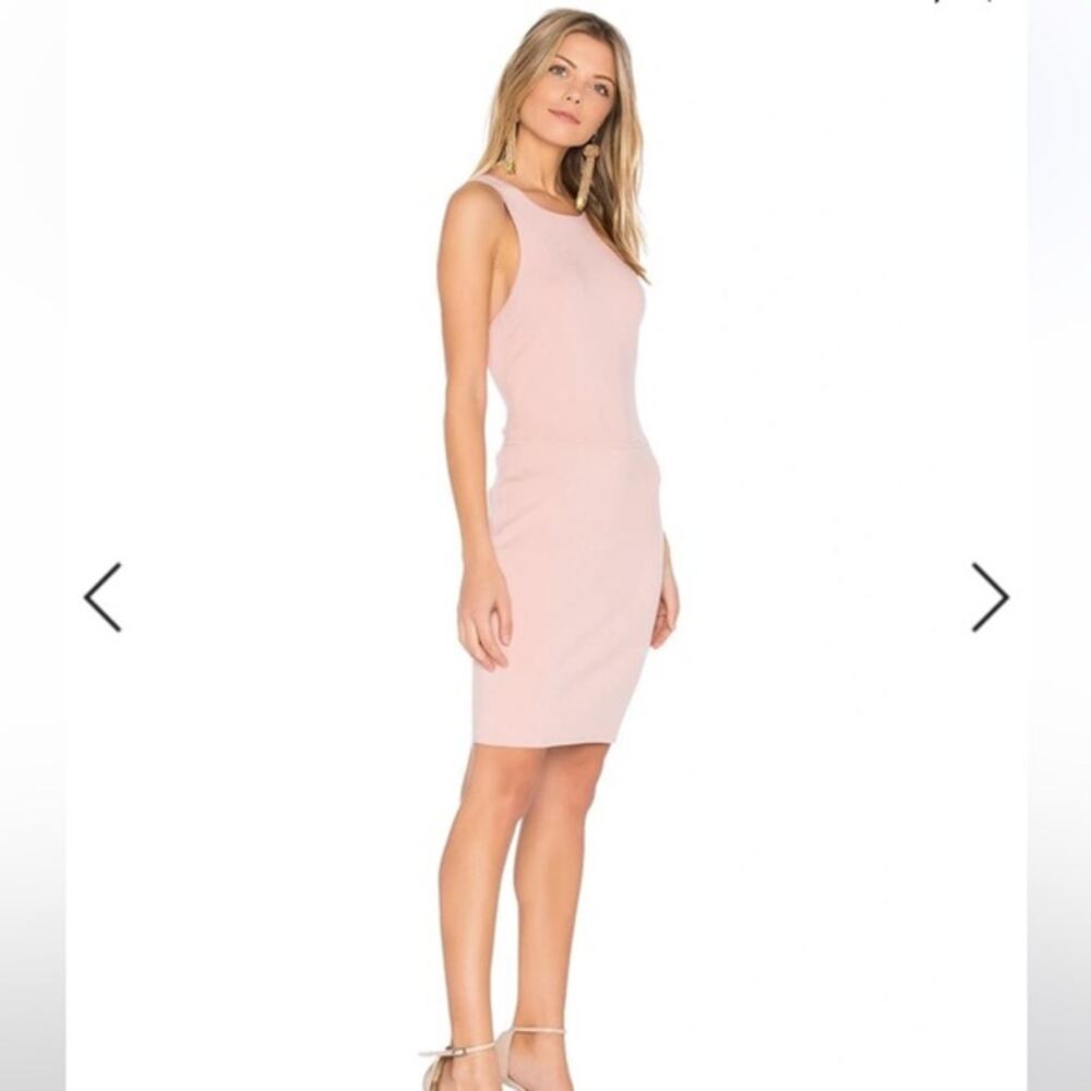 Elizabeth James Mini Dress Bodycon Ritters Knit Coral, Sexy Party Going Out Sz M